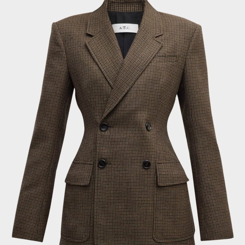 A.L.C. "Tess" micro-check wool jacket *** NEW WITH TAGS***